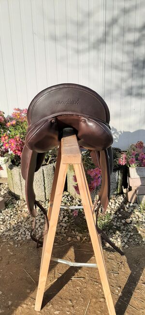 Brauner Monoblatt Dressursattel Maxflex Fleur 17,5, Maxflex  Fleur , Maresa, Dressage Saddle, Pfullingen, Image 2