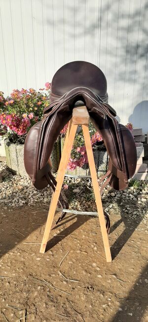 Brauner Monoblatt Dressursattel Maxflex Fleur 17,5, Maxflex  Fleur , Maresa, Dressage Saddle, Pfullingen, Image 3