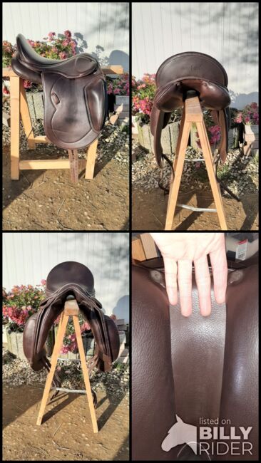 Brauner Monoblatt Dressursattel Maxflex Fleur 17,5, Maxflex  Fleur , Maresa, Dressage Saddle, Pfullingen, Image 6