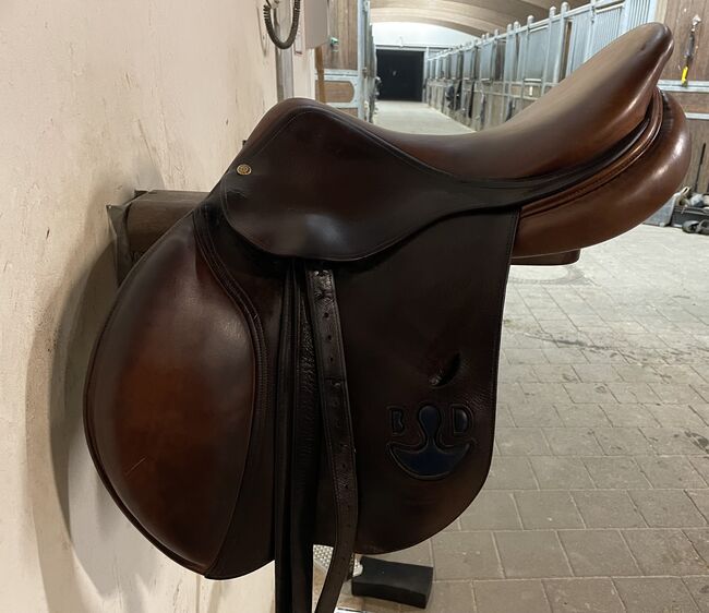 Bruno Delgrange Springsattel 17” braun, Delgrange, KDU, Jumping Saddle, Bergheim, Image 9