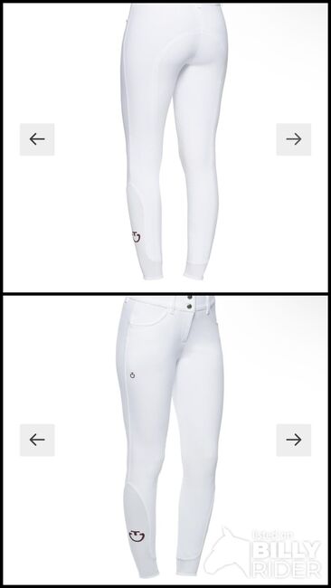 Cavalleria Toscana Damenreithose American Breeches Knie Grip weiß, Cavalleria Toscana  American Breeches, Marlene , Na zawody, Wismar, Image 3