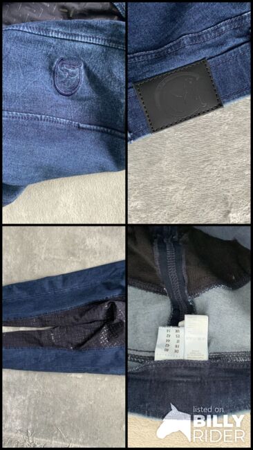 Jeansreithose, Riderschoice Jeansreithose dark blue, Nele, Bryczesy, Karlsruhe, Image 6