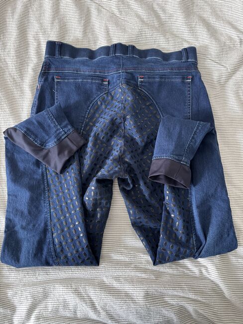 Reithose - Jeansreithose HKM Gr. 38/40, HKM, Maike, Bryczesy, Titz