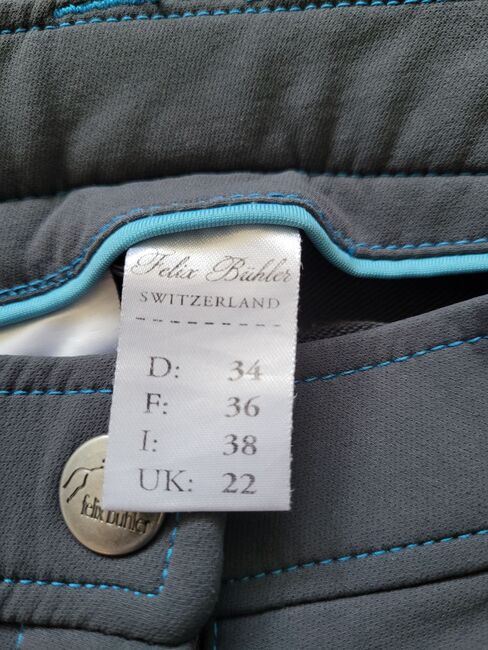 Reithose Felix Bühler mit Vollgrip aus Silikon, XS, Felix Bühler Pauline, Sarah G., Bryczesy, Kirchheim unter Teck, Image 3