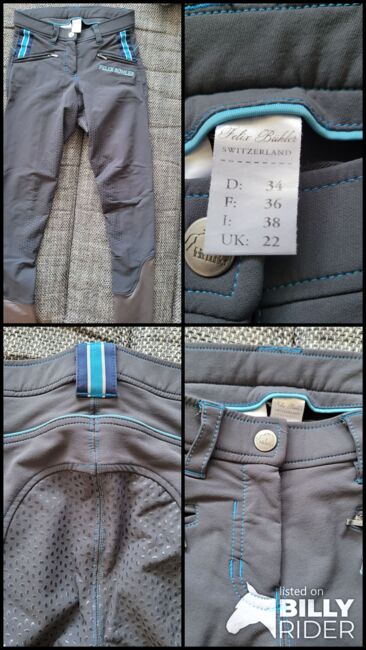 Reithose Felix Bühler mit Vollgrip aus Silikon, XS, Felix Bühler Pauline, Sarah G., Bryczesy, Kirchheim unter Teck, Image 5