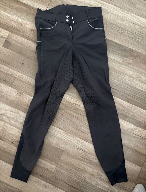 Ridersdeal Highwaist Reithosen schwarz/grau gr.38, Ridersdeal Highwaist Reithose, Aaliyah Wolf, Bryczesy, Karlsruhe, Image 2