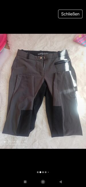 Reithose grau/schwarz, Made 4riders , Michelle, Bryczesy, Krefeld 