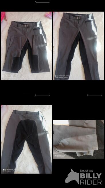 Reithose grau/schwarz, Made 4riders , Michelle, Bryczesy, Krefeld , Image 7