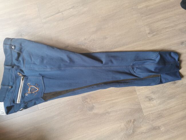 Horseware winter Reithose 42 blau braun, Horseware Full seat breech winter, Wischiwe, Bryczesy, Norderstedt, Image 3