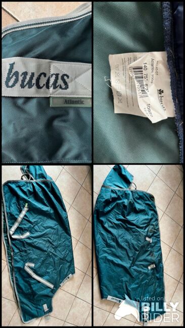 Bucas Atlantic Turnout 140cm 200g Greenline, Bucas Atlantic Turnout Greenline, Michaela , Horse Blankets, Sheets & Coolers, Hauenstein, Image 8