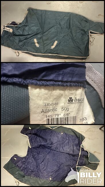 Bucas Atlantic Turnout Regendecke 50 g und 145 cm, Bucas Turnout, Miriam Ostkotte, Horse Blankets, Sheets & Coolers, Ochtrup, Image 4