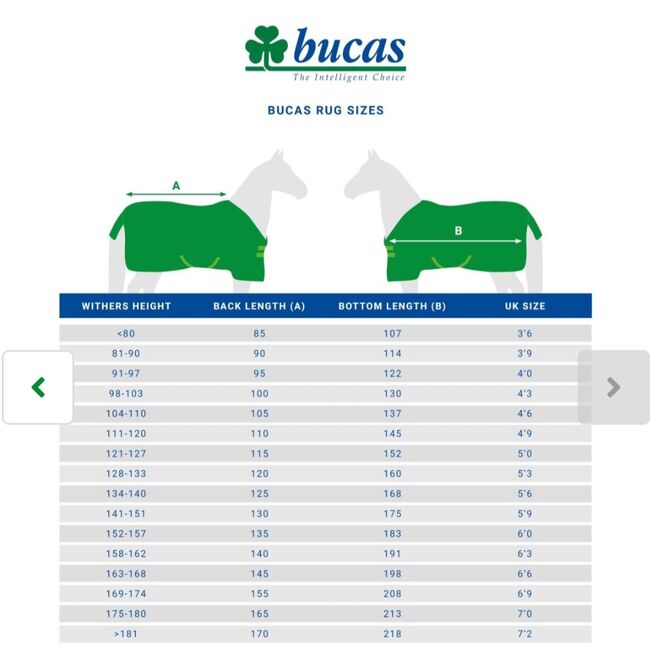 BUCAS Decke Smartex Medium 150g 145cm, Bucas  Smartex 150g 145cm, Dana, Horse Blankets, Sheets & Coolers, Sülstorf, Image 2