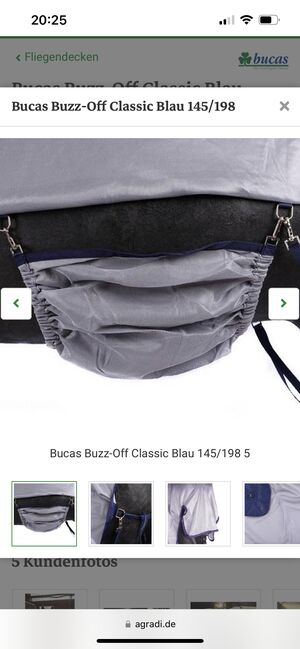 Bucas Buzz-Off 135cm, Bucas Butt-Off, Kathrin Bienge, Fliegenschutz, Essen, Abbildung 5