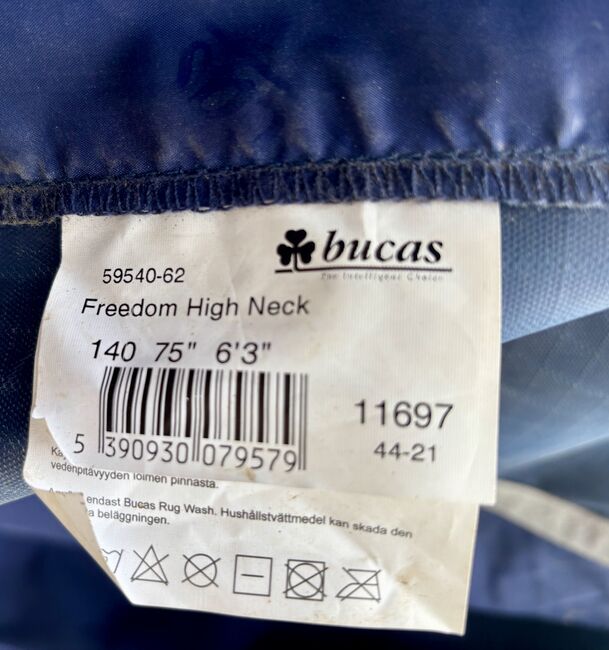 Bucas Freedom High Neck 140cm 0g, Bucas  Freedom High Neck, Isabel , Horse Blankets, Sheets & Coolers, Bochum, Image 6