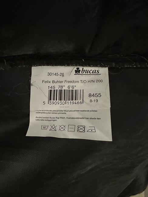 Bucas Freedom Turnout Highneck, 145cm 200 g, Bucas Freedom turnout high neck 200g , Anne, Horse Blankets, Sheets & Coolers, Eschau, Image 4