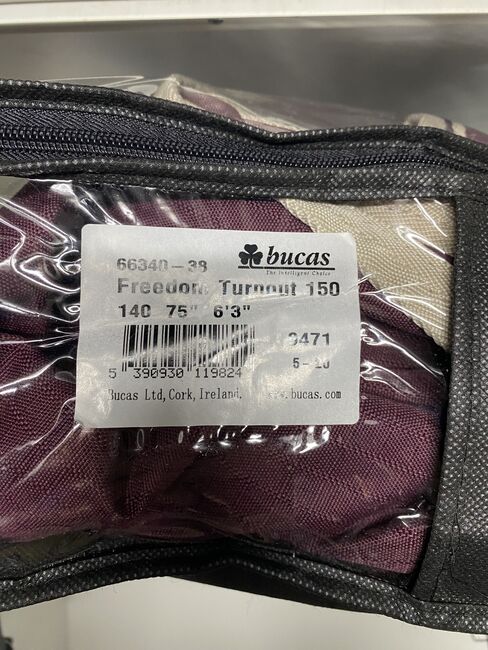 Bucas Freedom Turnout light. Gr.140cm , 150g Füllung, Bucas  Freedom Turnout , Christina , Derki dla konia, Sande 