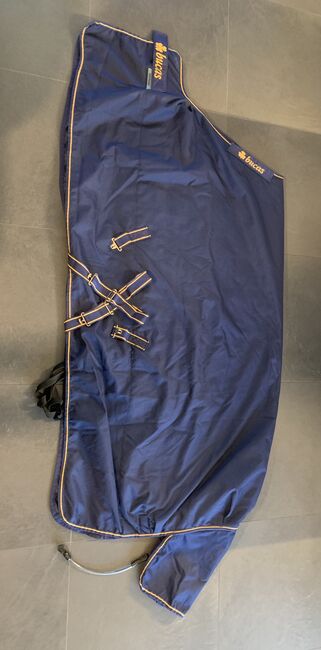 Bucas Irish Turnout 300gr navy gold 165, Bucas Irish Turnout Extra 300gr, Celia, Horse Blankets, Sheets & Coolers, Muggensturm 