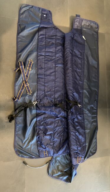 Bucas Irish Turnout 300gr navy gold 165, Bucas Irish Turnout Extra 300gr, Celia, Horse Blankets, Sheets & Coolers, Muggensturm , Image 4