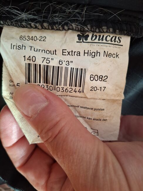 Bucas Regendecke high neck 300g 140 cm, Bucas High Neck 300 gr, Dorit Erdmann , Horse Blankets, Sheets & Coolers, Berlin, Image 4