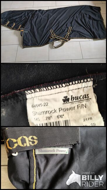 Bucas Shamrock Power Abschwitzdecke Pferd, Bucas  Shamrock Power Full Neck, Laura, Pferdedecken, Oberzent, Abbildung 4