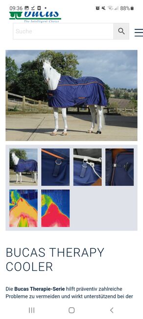 Bucas Therapy Cooler 165 cm, Bucas, Julia, Horse Blankets, Sheets & Coolers, Korbach