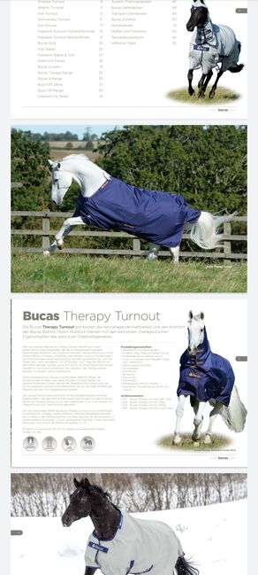 Bucas Therapy Turnout light 165 cm, Bucas, Julia, Horse Blankets, Sheets & Coolers, Korbach