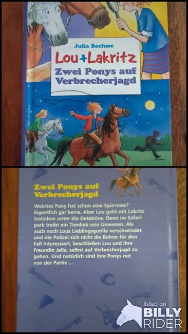 Buch Lou + Lakritz "2 Ponys auf Verbrecherjagd", Tina, Bücher, Oberursel, Abbildung 3