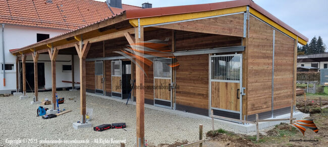 Pferdestall bauen - Pferdebox, Außenboxen, Stallungen, Weidehütte, Offenstall & Unterstand kaufen, AUSSENBOXEN PFERDESTALL - PFERDEBOXEN - STALLUNGEN, AUSSENBOXEN (AUSSENBOXEN Sp. z o.o.), Horse & Stable Mats, Wałcz, Image 22