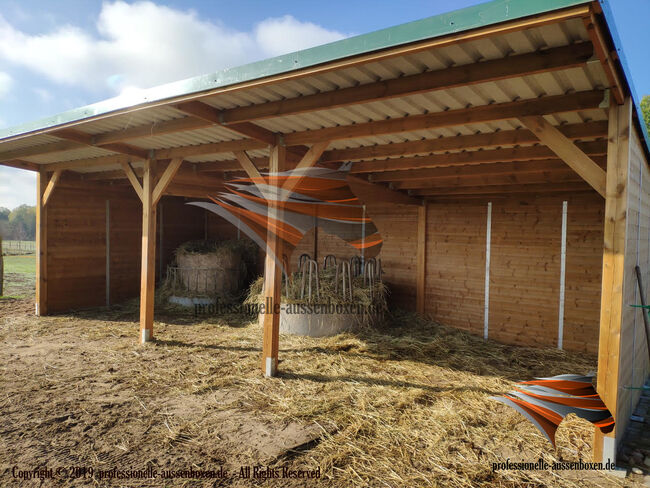 Offenstall bauen, Pferdeunterstand, Weideunterstand, Weidehütte pferd, Unterstand, Paddockbox kaufen, AUSSENBOXEN PFERDESTALL, AUSSENBOXEN, Horse Shelters & Tents, Wałcz, Image 5