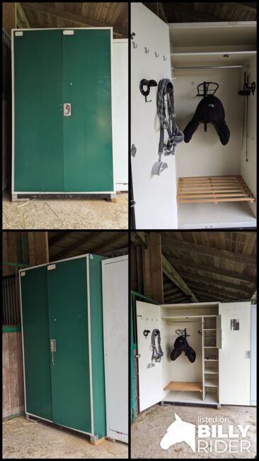 Bundeswehrschrank / Sattelschrank inkl. Zubehör | Grün | Breit, Bundeswehrschrank 120x200x60, Emma, Tack Locker, München, Image 5