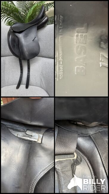Busse Basel 17,5 inch leren dressuurzadel, Busse Basel, Cindy Lenssen, Dressage Saddle, Arnhem, Image 12