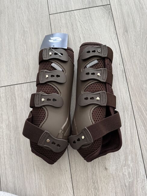 Busse Gamaschen DRESSAGE-PRO-MESH – NEU mit Etikett – Gr. L, Braun, Busse DRESSAGE-PRO-MESH, Bella, Tendon Boots, Berlin