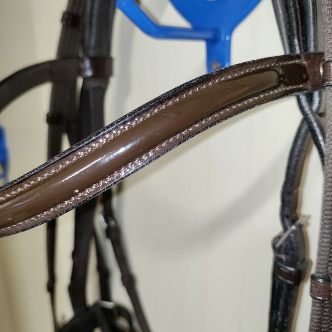 Busse Solibel Lack-Trense, braun, WB, Busse Busse Solibel Lack-Trense, braun, Warmblut, Paulina, Bridles & Headstalls, Thundorf in Unterfranken, Image 3