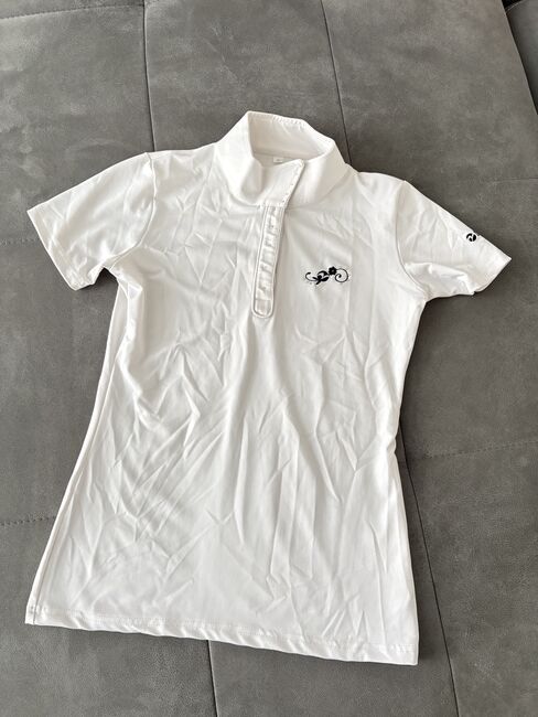 Busse Turnier T-Shirt weiß mit Glitzersteinen, Busse , Franzi, Show Apparel, Korbach 