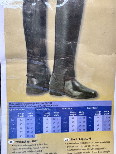 Busse Wadenchaps SOFT, Busse Short Chaps Soft Busse Gr XL, Susanne, Stiefelschäfte & Reitchaps, Horst (Holstein), Abbildung 3