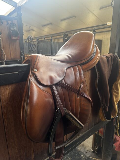 Butet 17,5 saddle, Butet, Britt Maria, Jumping Saddle, Antwerp, Image 8