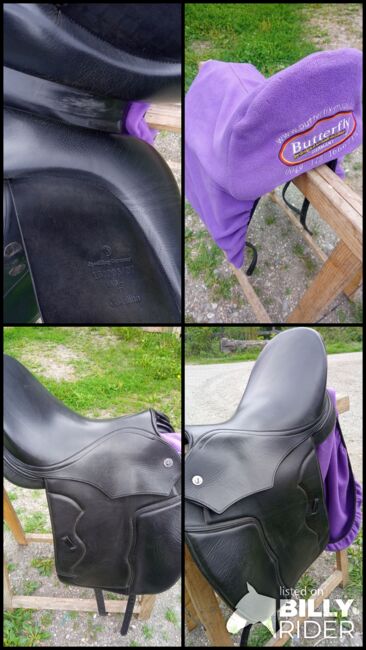 Butterfly Christine 18", Butterfly Christine, Sabine Poosch, Dressage Saddle, Moosburg, Image 8