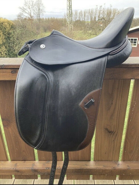 Butterfly Dreasursattel Uta Gräf mit Swarowski Steinen, Butterfly Dressursattel Uta Gräf, Nadine Sommer, Dressage Saddle, Warstein, Image 5