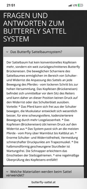 Butterfly Uta Gräf Dressursattel, Butterfly  Uta Gräf, Eva-Maria Feurstein-Wild, Dressursattel, Zirl, Abbildung 9