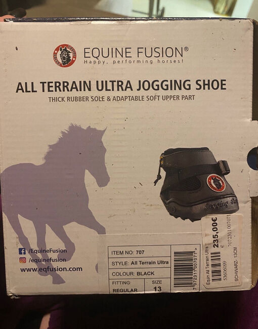 Hufschuhe Equine Fusion ALL TERRAIN ULTRA JOGGING SHOE Größe 13, Equine Fusion ALL TERRAIN ULTRA JOGGING SHOE, TT, Buty dla konia, Gerabronn, Image 4