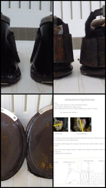 Hufschuhe Größe 3 von Michael Engl als Kranken-und Übergangshufschuh, PJ, Buty dla konia, Ochsenausen, Image 5