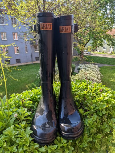 Ariat Gummistiefel schwarz mit Sporenhalter Größe 39,5, Ariat , Bea, Buty stajenne, Wien, Favoriten, Image 5