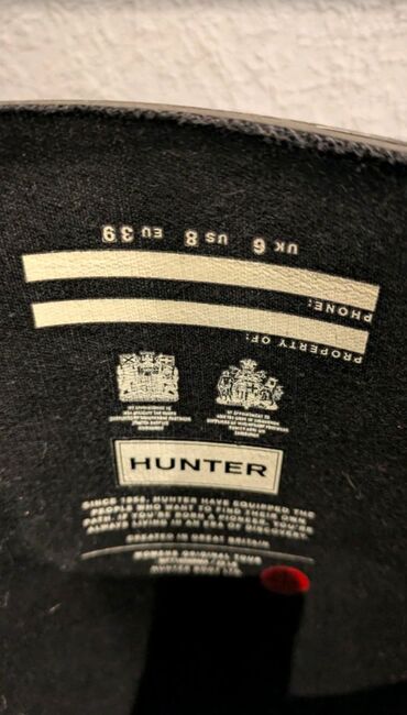 HUNTER Gummistiefel Gr. 39 - wie neu, Hunter, Katja, Buty stajenne, Halle (Saale), Image 5