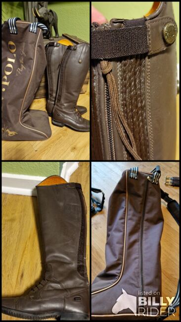 Reitstiefel braun 38 & Stiefeltasche von HV Polo, HV Polo  Reitstiefel , Jessi, Oficerki jeździeckie, Lübeck , Image 10