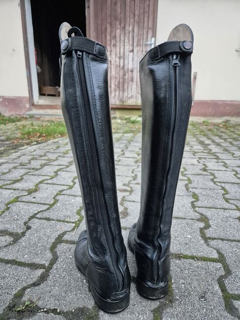 DeNiro Reitstiefel, geschnürt, Quick Black, DeNiro S3312, Quadra, geschnürt, genarbtes Kalbsleder, Linda, Oficerki jeździeckie, Berg bei Neumarkt, Image 3