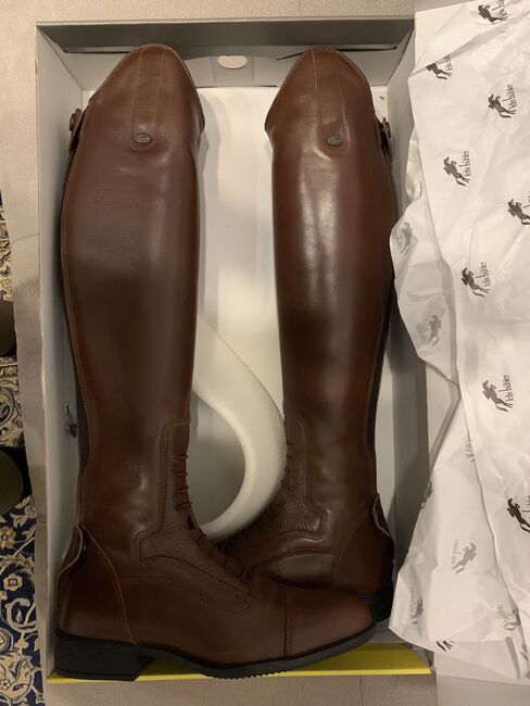 Reitstiefel Felix Bühler Milano Cognac 37 XS NEU, Felix Bühler  Milano, Tanja Bach , Oficerki jeździeckie, Konzell, Image 2