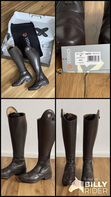 Tonics Reitstiefel Jupiter, NEUWERTIG, dark brown, Gr. 40, 44/41, Tonics Jupiter, Natalie, Oficerki jeździeckie, Holzgerlingen, Image 9