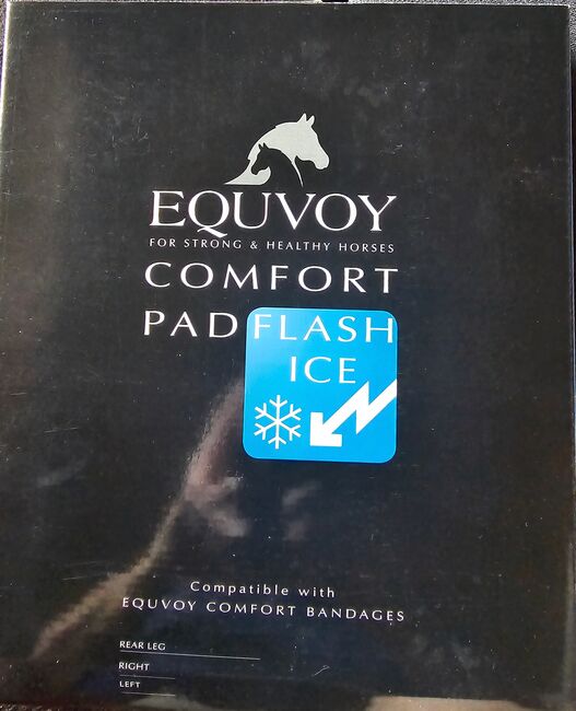 Therapiegamaschen  EQUVOY Flash Ice Pad, für Hinterbeine, Sandra, Ochraniacze, Höchstadt 