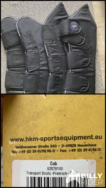 HKM Transportgamaschen, HKM Transport-Boots-Premium-Black, theresa mayer, Pozostałe, staudach , Image 3