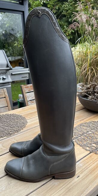 DeNiro Dressurstiefel in der Farbe fume, DeNiro Raffaello, Stefanie Warnken, Kurtki jeździeckie i kamizelki, Rückersdorf, Image 4